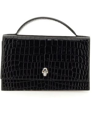 Alexander McQueen Skull Medium Bag - Black