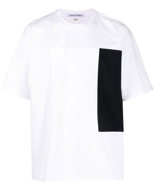 Children of the discordance Cotton Patchwork T-Shirt - White