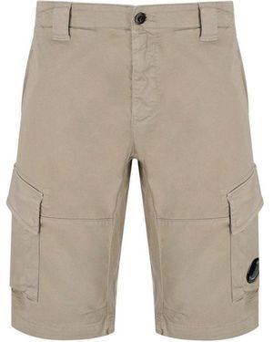 C.P. Company Vintage Khaki Cargo Bermudashorts - Natural