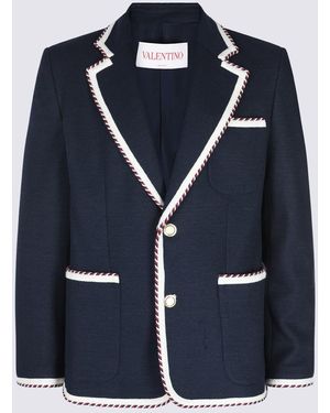 Valentino Garavani Blazer Viscose, Silk, Cotton in Black for