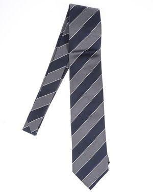 Daniele Alessandrini Tie Stripes - Blue