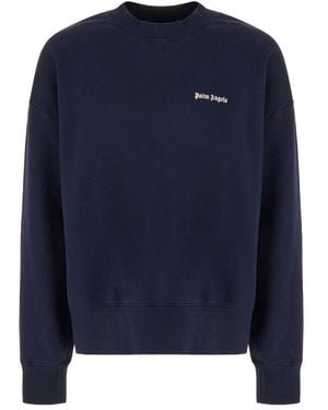 Palm Angels Sweatshirts - Blue