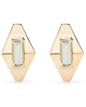 Alita Earrings Pair Deco Rombo Medi Am Accessories - Natural