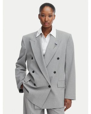 HUGO Sakko Antegi 50554018 Relaxed Fit - Grau