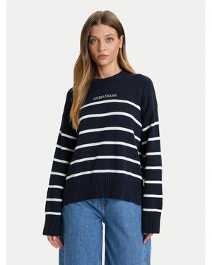 Guess Pullover W5Br03 Z3Hm1 Relaxed Fit - Blau