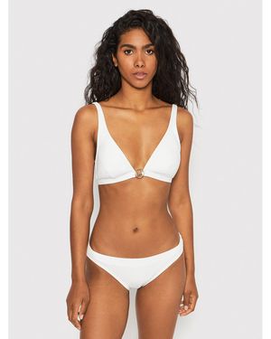 MICHAEL Michael Kors Bikini-Oberteil Mm7M509 Weiß - Braun