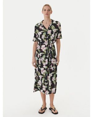 Roxy Hemdkleid Island Escape Erjwd03865 Regular Fit - Schwarz