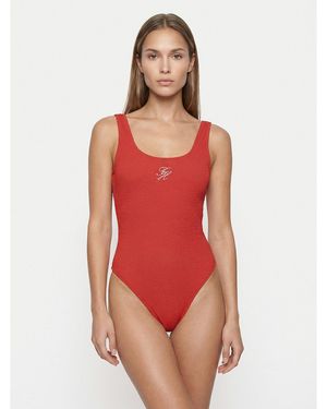 Tommy Hilfiger Badeanzug Uw0Uw06522 - Rot