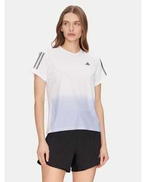 adidas Technisches T-Shirt Own The Run Colorblock Jc9889 Regular Fit - Weiß