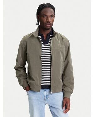 Tommy Hilfiger Bomberjacke Harrington Mw0Mw39637 Regular Fit - Grau
