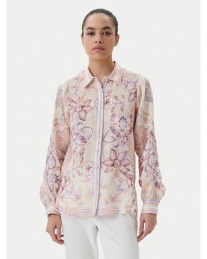 Hale Bob Hemd With Linen Nia 4Zca214A Regular Fit - Pink