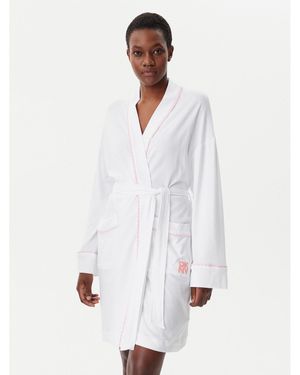 DKNY Bademantel Yi10046 - Weiß