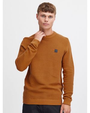 Solid Pullover 21106094 Regular Fit - Braun