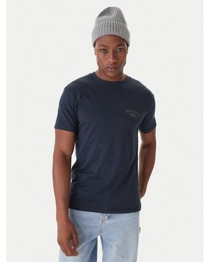 Quiksilver T-Shirt Anchor Eqyzt08178 Regular Fit - Blau