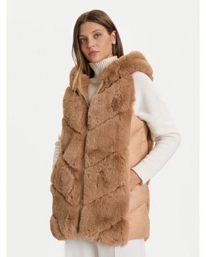 Rinascimento Bodywarmer Cfc0122220003 Regular Fit - Braun