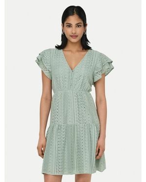 ONLY Sommerkleid Helena 15303058 Regular Fit - Grün
