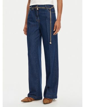 Please Jeans P3Hudincbb Wide Leg - Blau