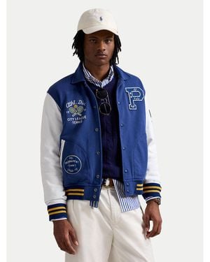 Polo Ralph Lauren Bomberjacke 710964979001 Regular Fit - Blau