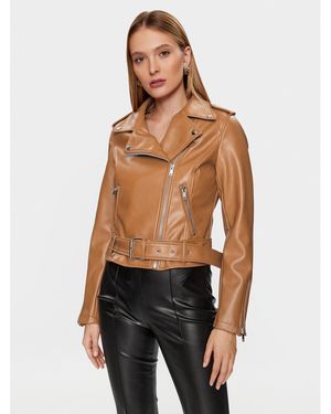 Glamorous Jacke Aus Kunstleder Rl0522C Regular Fit - Braun