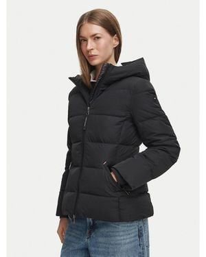 Tommy Hilfiger Daunenjacke Ww0Ww51521 Slim Fit - Schwarz