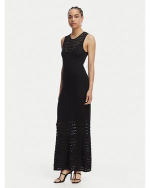 Lola Casademunt Strickkleid Ms2616001 Slim Fit - Schwarz