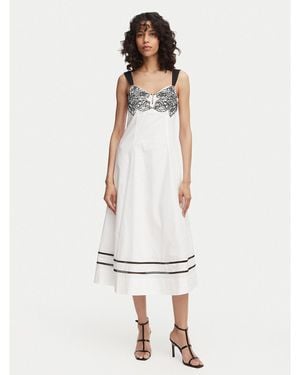 French Connection Sommerkleid Cambria 719R3 Regular Fit - Weiß
