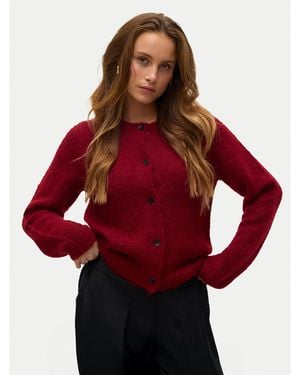 Vero Moda Strickjacke Novah 10320496 Regular Fit - Rot
