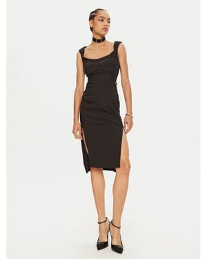 Babylon Coctailkleid E00717 Slim Fit - Schwarz