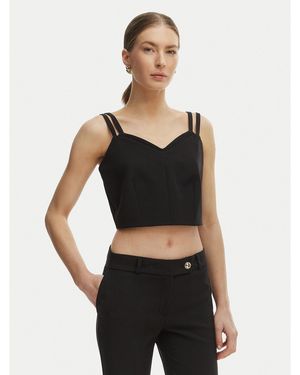 Rinascimento Top Cfc0127891003 Slim Fit - Schwarz