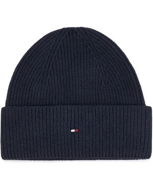 Tommy Hilfiger Mütze Flag Aw0Aw19102 - Blau