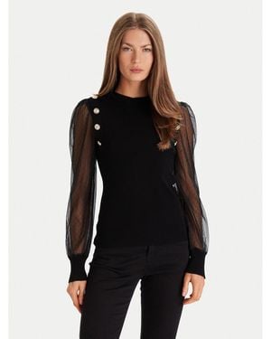 Morgan Bluse 252-Malia Regular Fit - Schwarz