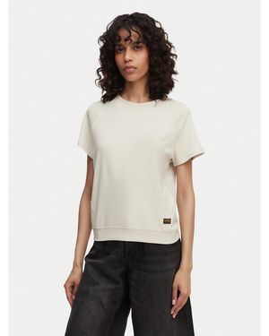 G-Star T-Shirt Reglan D24512-D976 Regular Fit - Weiß