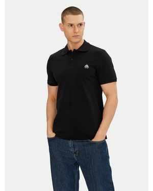 Moose Knuckles Poloshirt Everett M34Mt712 Slim Fit - Schwarz