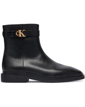 Calvin Klein Stiefeletten Hw0Hw03186 - Schwarz