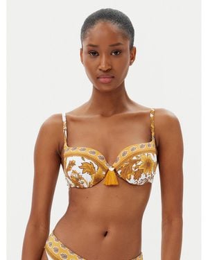Selmark Bikini-Oberteil Bm217 - Gelb