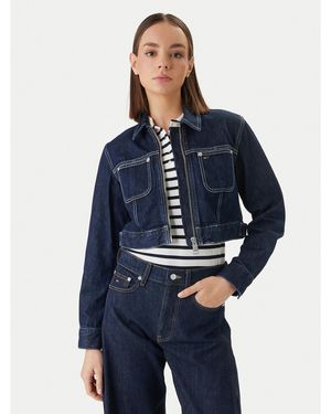 Tommy Hilfiger Jeansjacke Dw0Dw22384 Straight Fit - Blau