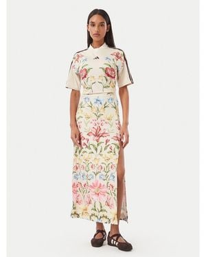 adidas Kleid Für Den Alltag X Farm Rio Premium Kr0257 Slim Fit - Weiß