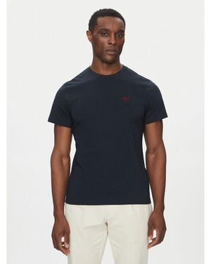 Barbour T-Shirt Essential Sports Mts0331Ny91 Tailored Fit - Blau