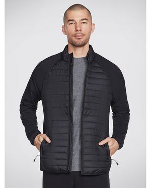 Skechers Übergangsjacke Goshield Hybrid Jacket Ja23 Regular Fit - Blau