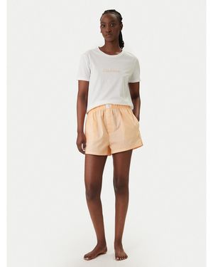 Calvin Klein Pyjama Lv00Qs7655 Regular Fit - Natur