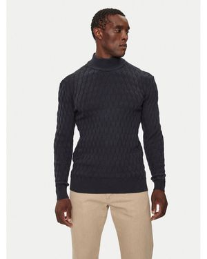 INDICODE Pullover Aldom 35-822 Regular Fit - Blau