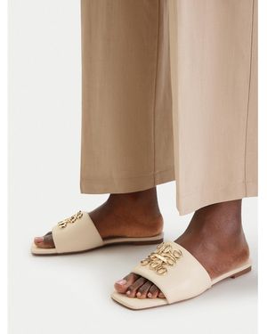 Nine West Pantoletten Ceo-Smrl393663-02 Écru - Braun