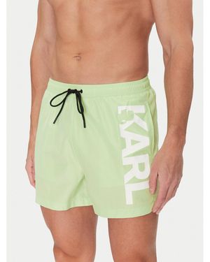 Karl Lagerfeld Badeshorts A1M46013 Regular Fit - Grün