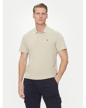 Napapijri Poloshirt Ealis Np0A4H8B Regular Fit - Weiß