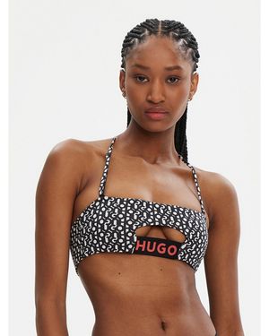 HUGO Bikini-Oberteil Monogram 50534927 - Braun