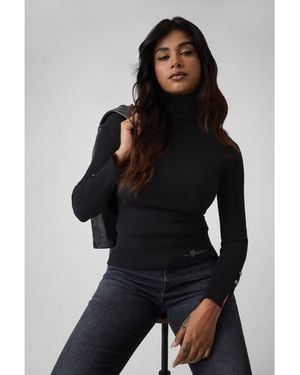 Guess Rollkragenpullover 183992 Classic Fit - Schwarz
