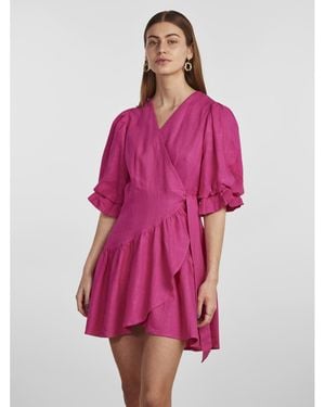 Y.A.S Kleid Für Den Alltag 26029985 Regular Fit - Pink