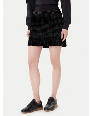 DKNY Minirock P53N6C59 Regular Fit - Schwarz