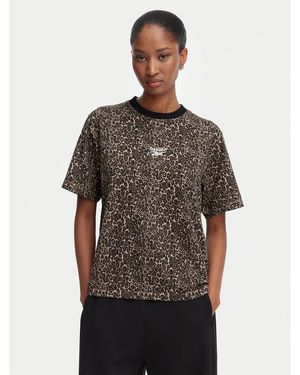 Reebok T-Shirt Elizieta Rk25710Ccw Regular Fit - Schwarz