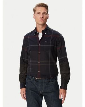 Barbour Hemd Dunoon Msh4980Tn43 Regular Fit - Blau